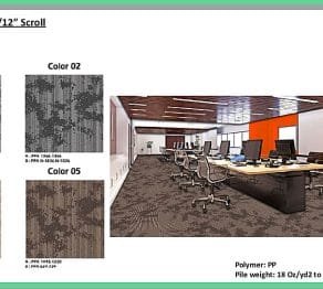 Hospitality Carpet:Scroll MT2509031 32 oz & 36 oz