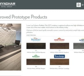 Hard Surface:Wyndham Approved Prototype LVT All Brands