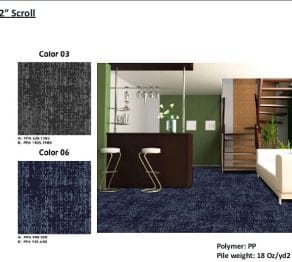 Hard Surface:Scroll Carpet Tile MT 2509027 – All Colors